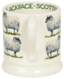 Emma Bridgewater - Farmyard Animals - Scottish Blackface Sheep - 1/2 Pint Mug
