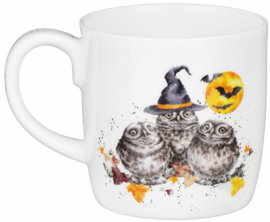 Wrendale Designs Large 'Happy Owl-o-ween'' Mug -Owl-