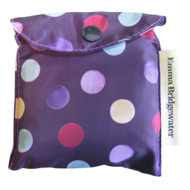 Emma Bridgewater Polka Dot Purple Foldaway Bag