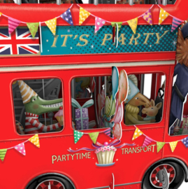 Me&McQ - 3D Wenskaart - The King’s Party Bus