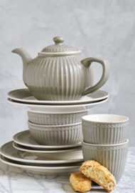 GreenGate Teapot Alice warm grey -stoneware-