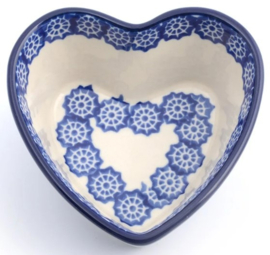 Bunzlau Baking Dish Heart 160 ml Lace