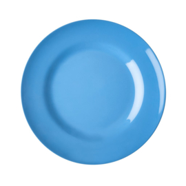 Rice Melamine Side Plate in Gendarme Blue