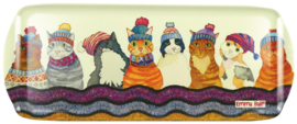 Emma Ball Sandwich Tray - Cats in Hats