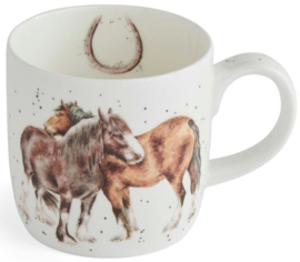 Wrendale Designs 'Side by Side' Horse Mug