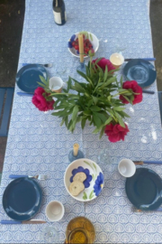 Rozablue Tafellaken - Seashell Blue - 160 x 270 cm