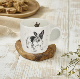 Wrendale Designs 'Frenchie' Dog Mug