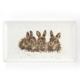 Wrendale Designs 'Rabbit' Rectangular Tray