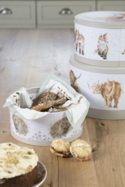 Wrendale Designs Set of 3 Cake Tins Country Animal -grey-
