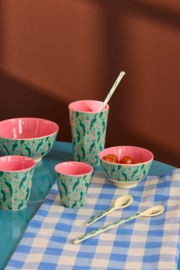 Rice Melamine Cup - Peacock Power - 250 ml