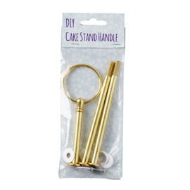 Rice 3 Tier Do It Yourself Cake Stand Rod in Gold -borden niet inbegrepen-