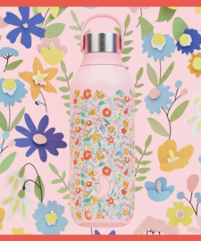 Chilly's Series 2 Drink Bottle 500 ml Liberty Summer Sprigs Blush