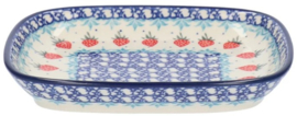 Bunzlau Tray Small 15 x 18,5 cm Strawberry