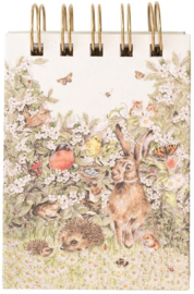 Wrendale Designs Notebook 'Hidden in the Hedgerow' Nature Field