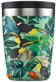 Chilly's Coffee Cup 340 ml Toucan -mat met reliëf-