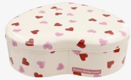 Emma Bridgewater Pink Hearts Large Heart Shaped Tin