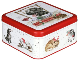 Wrendale Designs Christmas Tin 'Santa's Little Helpers'