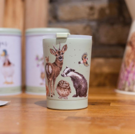 Wrendale Designs Thermal Travel Cup 'Woodland' Animal