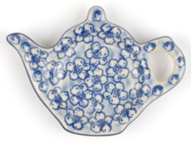 Bunzlau Teabag Dish Teapot Buttercup