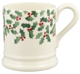 Emma Bridgewater - Tiny Scattered Holly - 1/2 Pint Mug