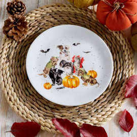 Wrendale Designs Lunch Plate 'The Halloween Party' -Cat & Dogs-
