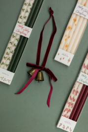 Rustik Lys - Potloodkaarsjes Holly Jolly - Ø 1,2 cm x 30 cm - Mistletoe - 4 st.