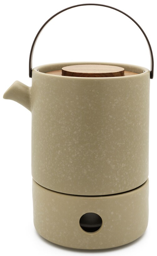Bredemeijer Theeset Umea 1,2L met Theelicht Leemgrijs -inclusief theefilter-