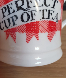 Emma Bridgewater Red Gingham - Perfect Cup of Tea - Small Mug *b-keuze*