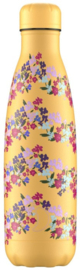 Chilly's Drink Bottle 500 ml Flowers Zigzag Ditsy -mat met reliëf-