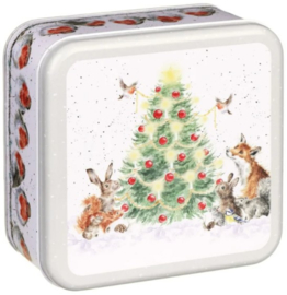 Wrendale Designs Christmas Tin 'A Woodland Christmas'