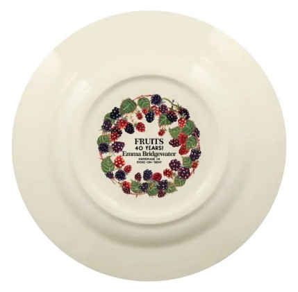 Emma Bridgewater Fruits - Blackberry 6 1/2 Inch Plate