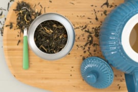 GreenGate Teapot Alice ocean blue -stoneware-