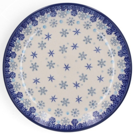 Bunzlau Plate Ø 20 cm - Ice Stars -Limited Edition-