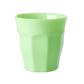 Rice Solid Colored Medium Melamine Cup in Neon Green