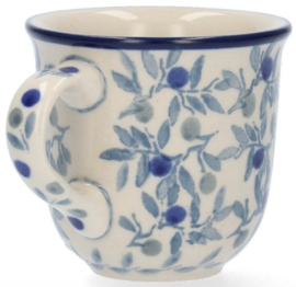 Bunzlau Tulip Mug 70 ml Blue Olive