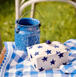 Emma Bridgewater Blue Star - Small Butter Dish