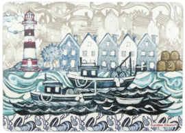 Emma Ball Placemat - Fishing Village 28,5 x 20,8 cm - per stuk