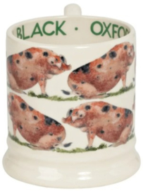 Emma Bridgewater - Farmyard Animals - Oxfordshire Sandy & Black Pig - 1/2 Pint Mug *b-keuze*