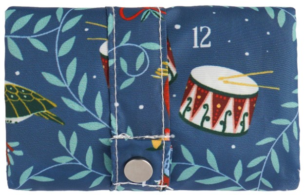 Ulster Weavers Roll-Up Bag - 12 Days of Christmas