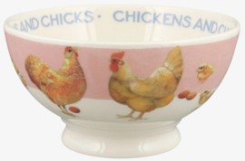 Emma Bridgewater Bright New Morning - Chickens & Chicks French Bowl