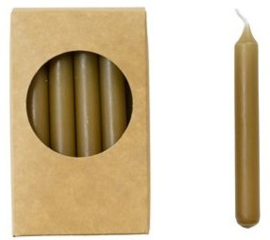 Rustik Lys - Potloodkaarsjes - Ø 1,2 cm x 10 cm - Camel - 20 st.