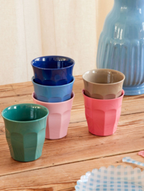 Rice Melamine Cup - 'A New York Minute' Colors - 250 ml - Set van 6
