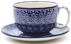 Bunzlau Cup & Saucer 350 ml Lace