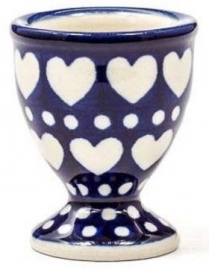 Bunzlau Egg Cup Blue Valentine