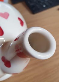 Emma Bridgewater Pink Hearts - 4 Mug Teapot *b-keuze*
