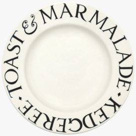 Emma Bridgewater Black Toast Toast & Marmalade 8 1/2 Inch Plate