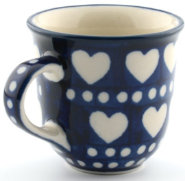 Bunzlau Tulip Mug 70 ml Blue Valentine