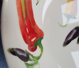 Emma Bridgewater - Vegetable Garden - Chillies - Medium Pasta Bowl *b-keuze*