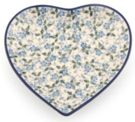 Bunzlau Heart Shape Dish Summer Wind