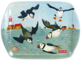 Emma Ball Scatter Tray - Diving Puffins